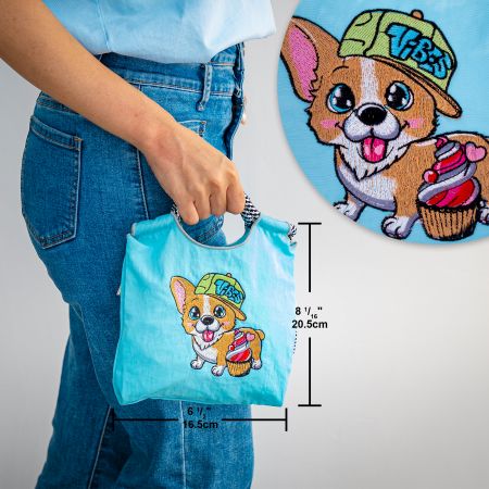 حقائب يد مطرزة متينة عبر الجسم.