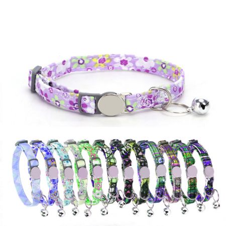 Dây cổ mèo bằng vải nylon chắc chắn.