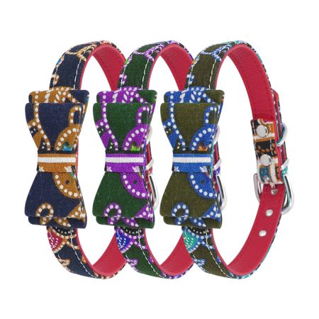 Heat Transfer Webbing Dog Collar.