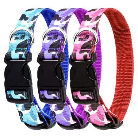 Elegant Soft Webbing Dog Collar.