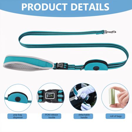 OEM卸売犬用リードとウンチ袋。