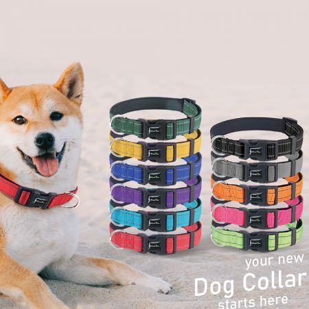 Reflective Dog Collar In Stock - Wholesale Medium Dog Collar