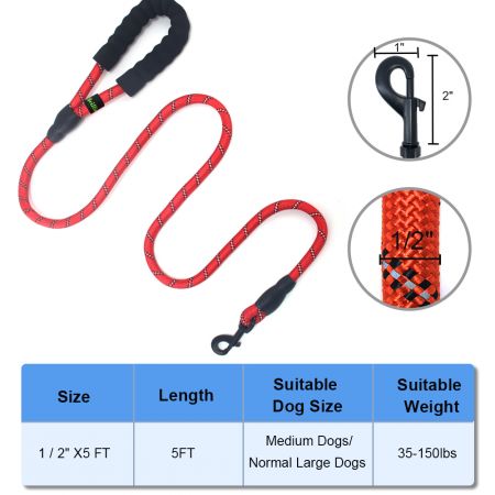 Wholesale Custom Rope Dog Leash In Bulk.