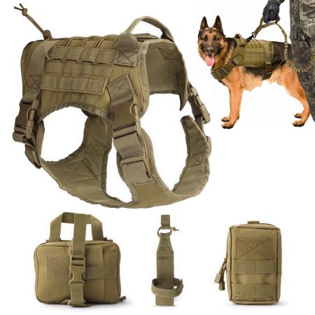 Custom Made Tactical Dog Vest .