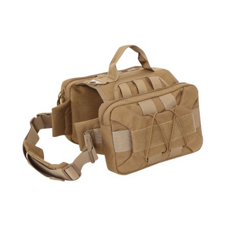 Đai đeo chó chiến thuật nhiều lớp.