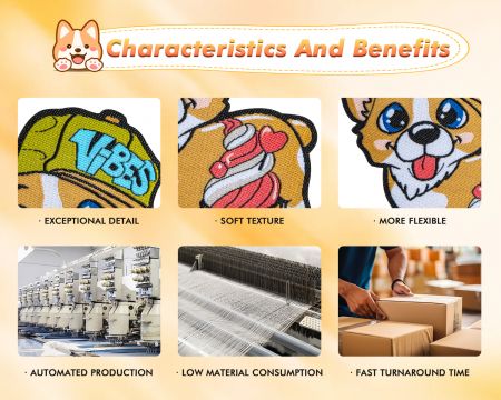 Caratteristiche e vantaggi delle toppe con etichetta tessuta.