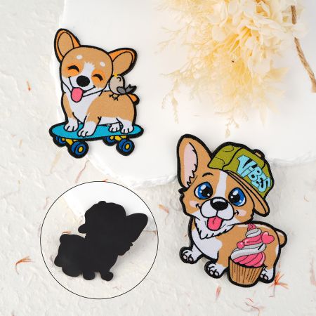 냉장고 문을 위한 장식용 직조 자석.