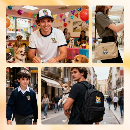 Label Patch Tenun Tahan Lama untuk Jeans.