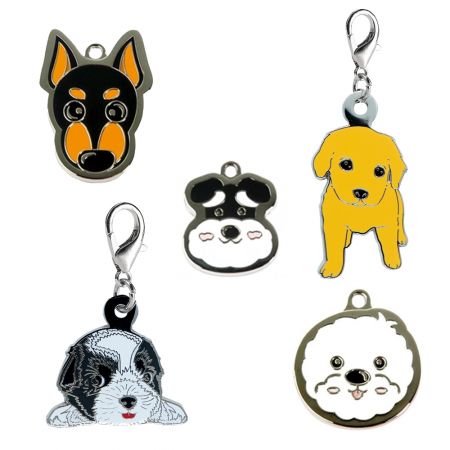 Custom Zinc Alloy ID Pendant.