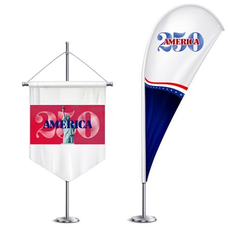 Custom Flag For The 250th Anniversary Of America.