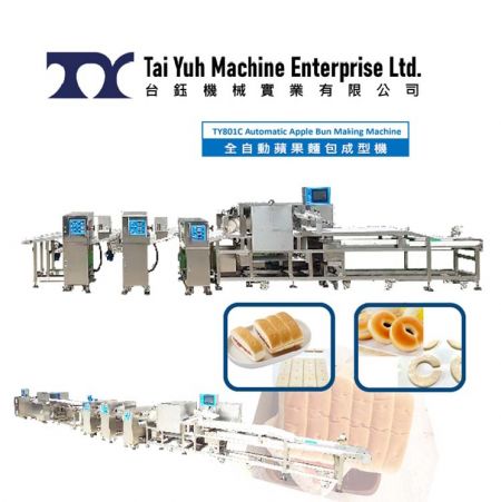 Automatic Apple Bun Making Machine