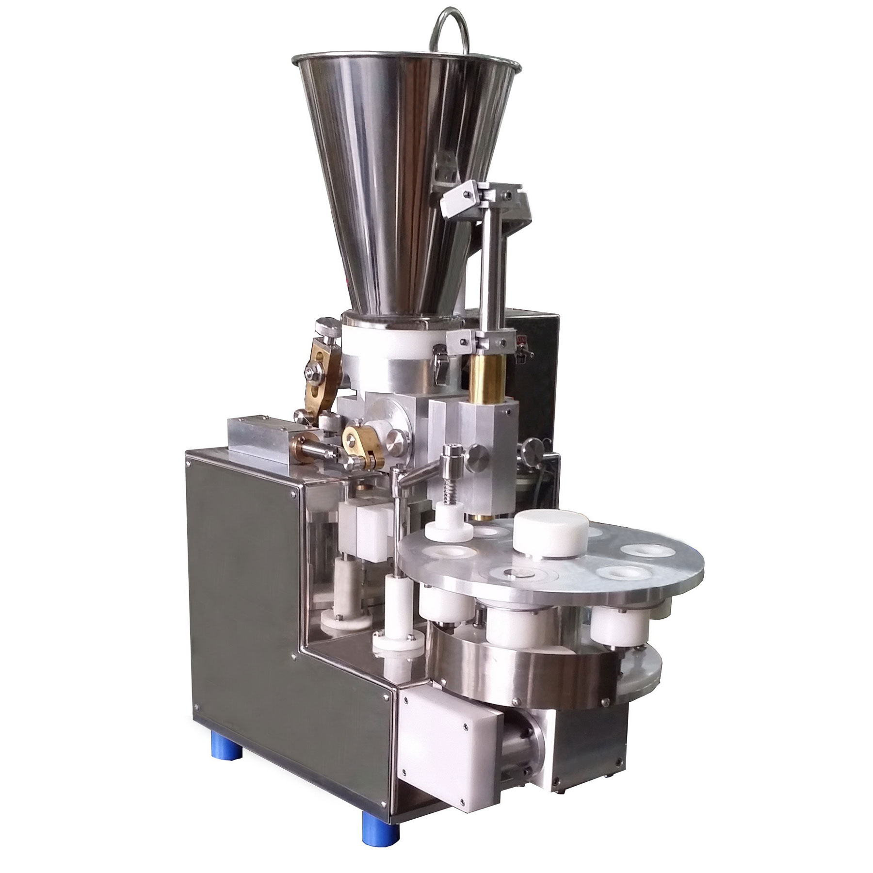 Semi automatic machine for the production of Shao-Mai,with lightweight and compact in design