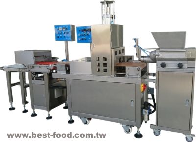 Máquina para hacer envolturas de pato asado