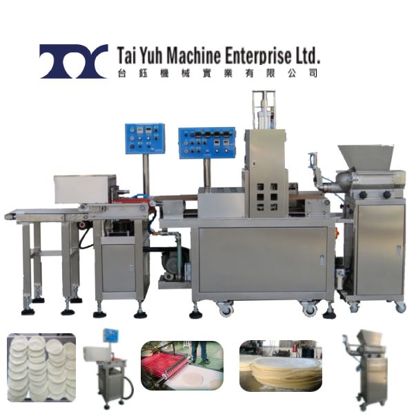 Roast Duck Wrapper Making Machine | Efficient Stuffed Bread Making ...