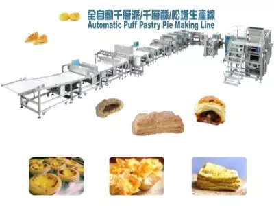 Lini Pembuatan Pie/Tart Berlapis Otomatis
