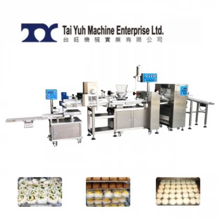 Otomatik Buharlı Çörek Doldurma ve Yapma Makinesi - Tayvan üretimi buharlı çörek makinesi