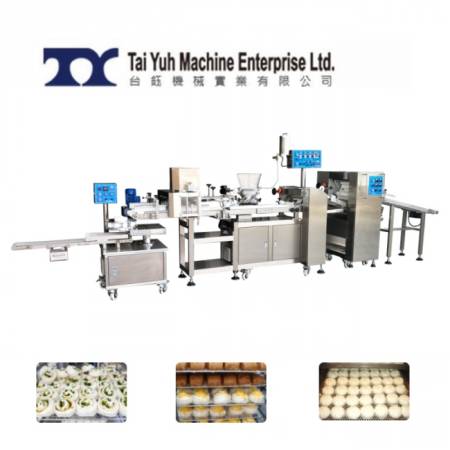 Automatic Steamed Bun Stuffing and Making Machine - Taiwan made steamed bun machine