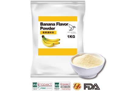 香蕉調味粉 - 香蕉調味粉專業批發、新品開發以及特殊採購需求用途於手搖飲料及隨身包市場。