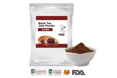 Black Tea Jelly Powder - Specializing in the development of instant black tea jelly powder, flavored tea powders with different special demands are available for product development and manufacturing.