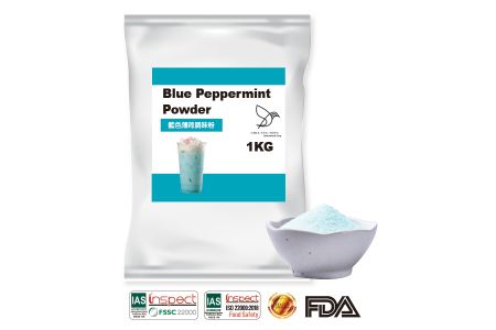 Blue Peppermint Powder - Wholesale Mint Flavoring Powder.