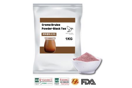 Crème Brulee Powder (Black Tea) - Sweet and soft Creme Brulee Powder (black tea)