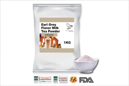 Earl Grey Flavor Milk Tea Powder - Royal Earl Grey Milk Tea Powder