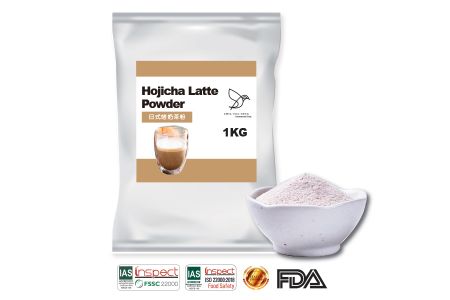 Hojicha Latte Powder - roasted green tea latte powder.
