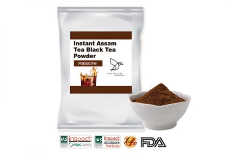Té Assam instantáneo en polvo - Té Assam 100% especialmente seleccionado.