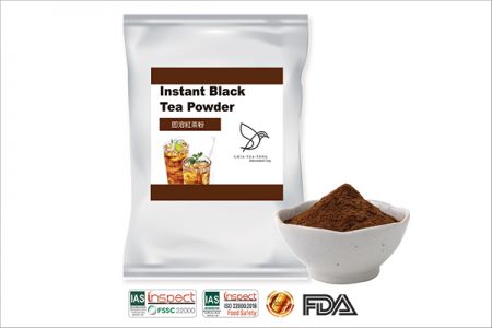 Bubuk Teh Hitam Instan - Pemasok bahan baku bubuk teh hitam profesional.