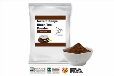 Polvo de té negro instantáneo de Kenia - Polvo de té keniano seleccionado de África Occidental