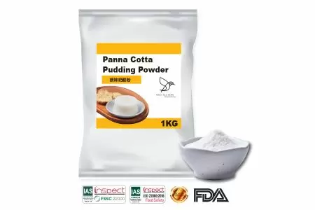 Poudre de pudding panna cotta - Poudre de lait cotta, poudre de pudding aromatisée