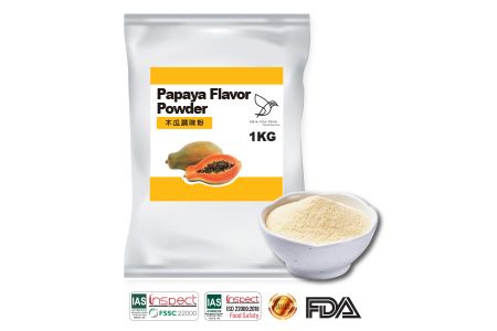 Papaya-Geschmackspulver - Bulk Papaya-Geschmackspulver.