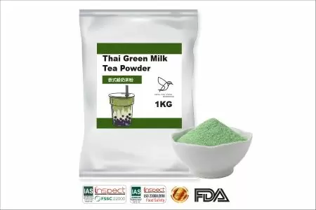 Polvo de té verde tailandés - Polvo de té verde tailandés al por mayor profesional.