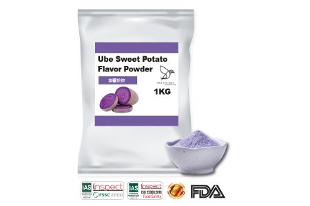 polvere di gusto patata dolce ube - polvere di gusto ube viola