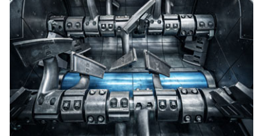 High-Chromium Wear-Resistant Castings - High-chromium wear-resistant cast grinding mill assembly