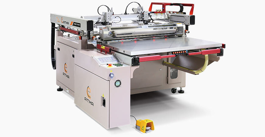 Four-post Screen Printer with Gripper Take-off (advanced size 700x1000 ...