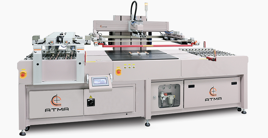 Automotive Triangle Window (irregular), Skylight, Appliance Glass Automatic Printing Line, which is fast production tool