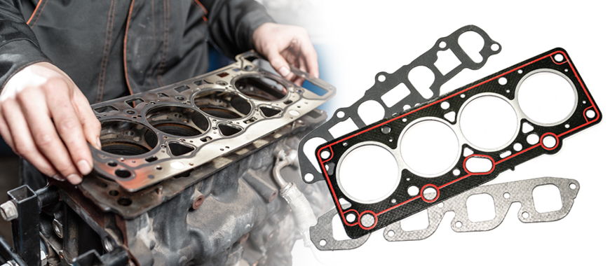 Chemical or glue coating on the metal gasket by screen printing process, making high temperature and high horsepower engine room has better sealing
