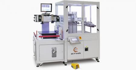 W pełni automatyczna drukarka sitodrukowa z rejestracją CCD (maksymalny obszar druku 400x400 mm)
