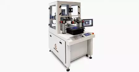 CCD Green Energy Silicon Wafer Centered Registering Screen Printer - Correspondence with Silicon Wafer (mono crystallized wafer & multi-crystallized wafer) Solar Cell industry, mid stream processing of solar cell electrode screen printing.