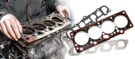 汽车引擎垫片网印 - 化学涂料或胶涂布在金属垫片上的网印制程,使得在高温高马力引擎室内有更好密封性。