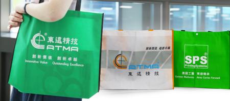 环保袋网印 - 直接在环保袋上印刷识别LOGO及广告文宣