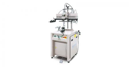 Mini impresora serigráfica curva neumática - Adecuado para serigrafiar formas cilíndricas, cónicas, ovaladas y curvas con diámetros pequeños, como tazas, tarros, botellas, tuberías, tubos, latas, etc.