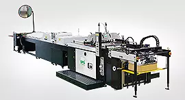 Impresora de pantalla de cilindro de parada