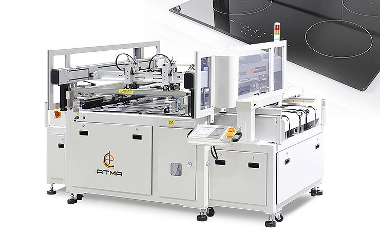 智能家电玻璃网印机