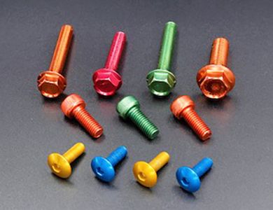 Aluminum Screws - M1.4 - M16 Aluminum machine Screws anodized