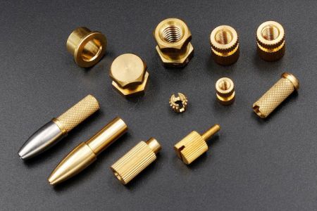 Copper Brass Inserts - 1-19mm Brass CNC components