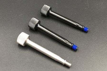 Black Stainless Steel CNC Components with Nylok - M5 x 45 Black Stainless Steel Screws