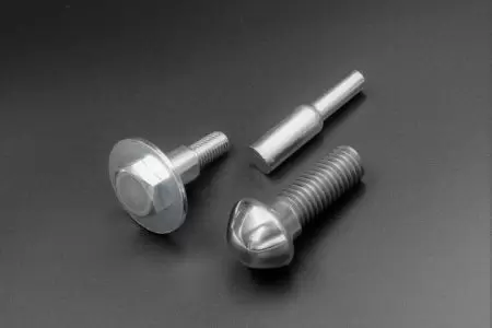 Collar Screws Hexagon Head Screws / Custom Carriage Bolts and Pin - M8 x 20 Collar Screws / Polished Chrome Carriage bolts