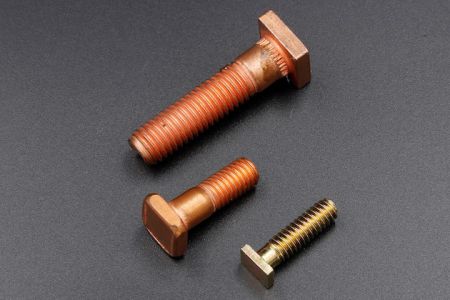 Custom Conductive Machine Screws Copper